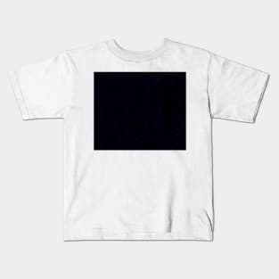 Black and blue marble Kids T-Shirt